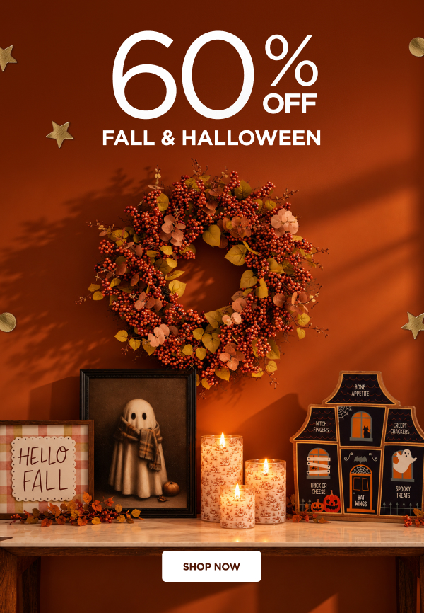 60% off Fall & Halloween