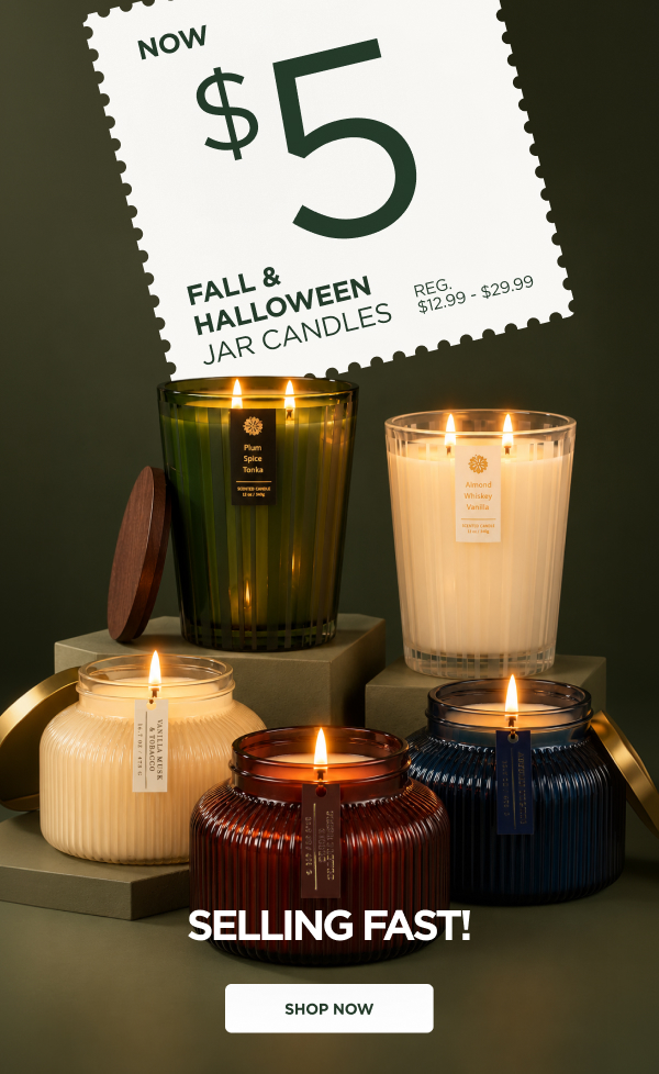 Fall & Halloween Jar Candles