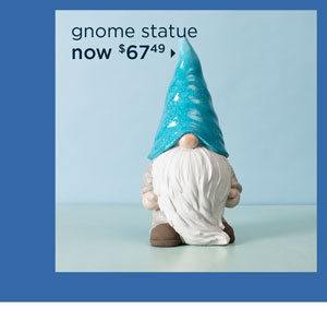 Blue Gnome Statue