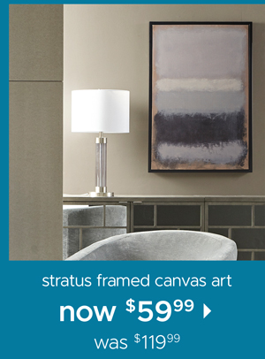 Stratus Framed Canvas Art