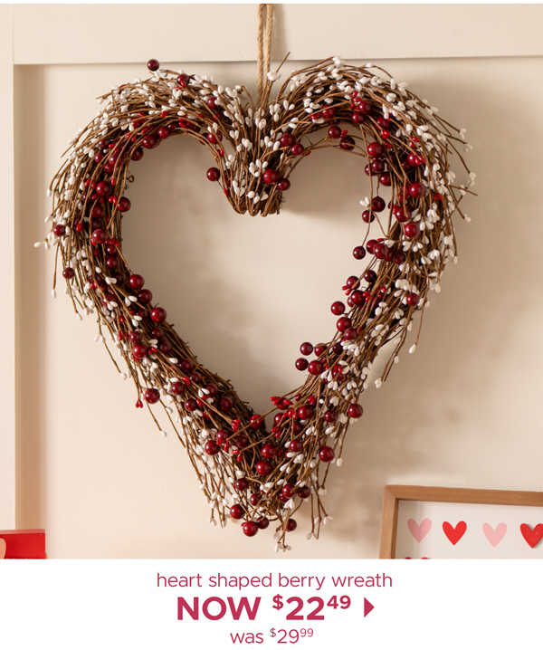 Heart Shaped Berry Wreath