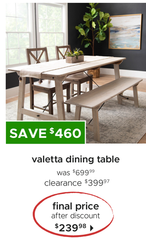 Valetta Dining Table