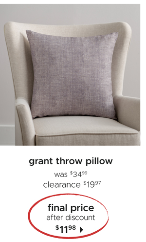 Grant Throw Pillow