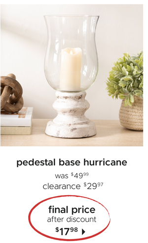 Pedestal Bade Hurricane