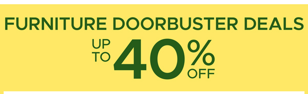 Furniture Doorbuster Deals