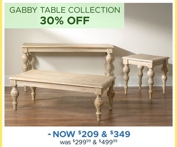 Gabby Table Collection
