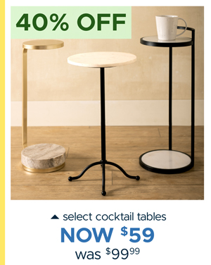 Select Cocktail Tables