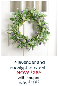 Lavender and Eucalyptus Wreath