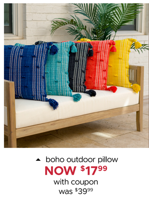 Boho Outdoor Pillows