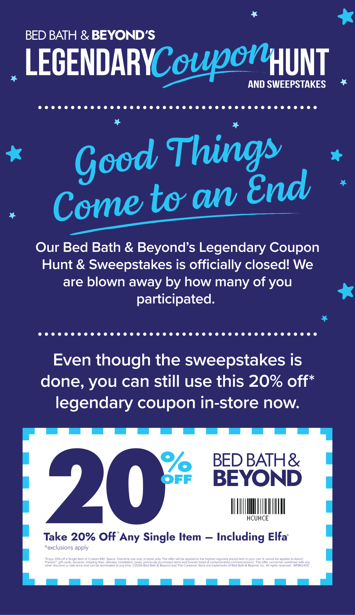 Legendary Coupon Hunt