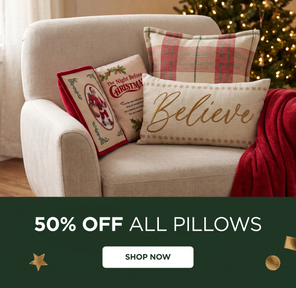 50% Off Pillows