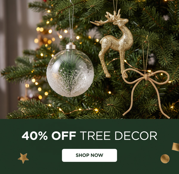 40% Off Tree Decor