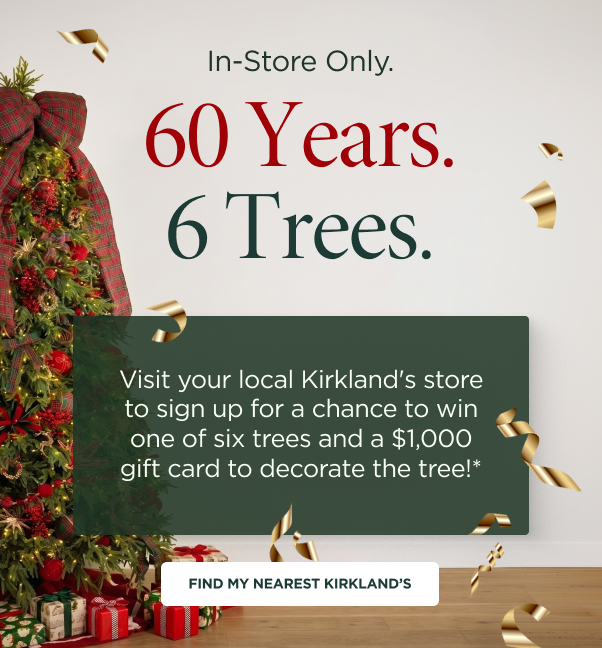 60 Years. 6 Trees.