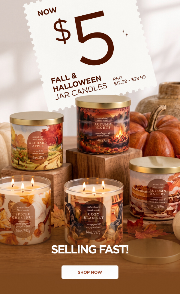 Fall & Halloween Jar Candles