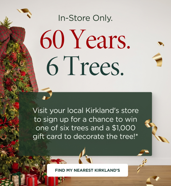 60 Years. 6 Trees.