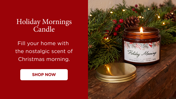 Holiday Morning Candle