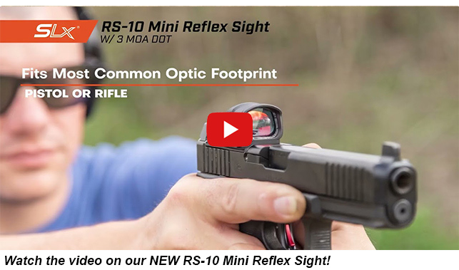 - Y W T UL S SLX 4 ol qs Most Common Optic Footprint TOL OR RIFLE Watch the video on our NEW RS-10 Mini Reflex Sight! 