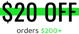 $20 OFF ORDERS 200+