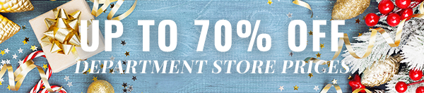 Up to 70% Off Department Store Prices