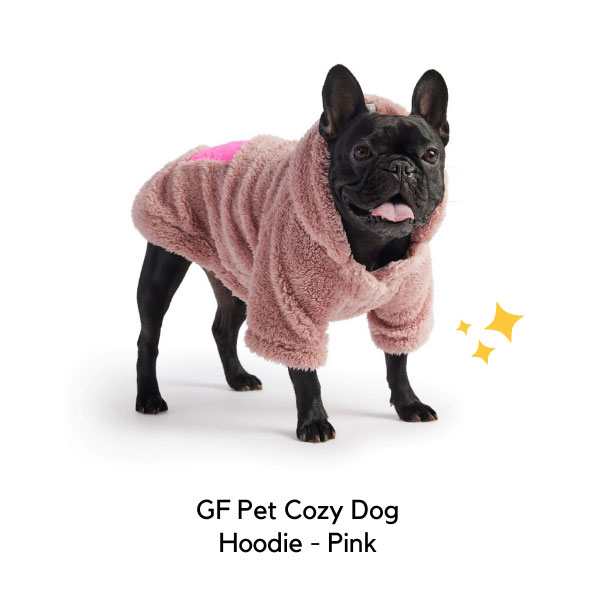 GF Pet Cozy Dog Hoodie - Pink