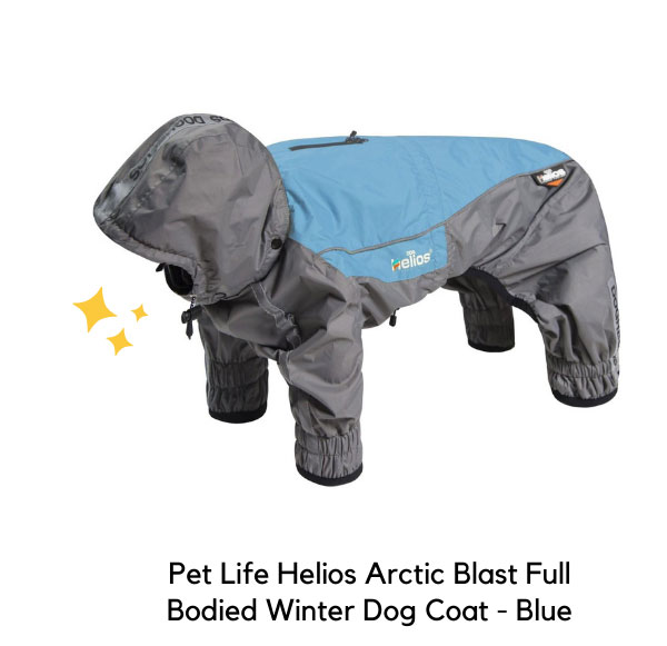 Pet Life Helios Arctic Blast Full Bodied Winter Dog Coat - Blue