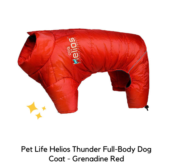 Pet Life Helios Thunder Full-Body Dog Coat - Grenadine Red