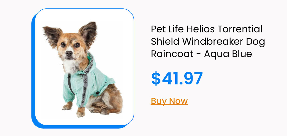 Pet Life Helios Torrential Shield Windbreaker Dog