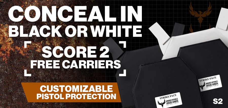 FREE Black & White Concealment Carriers