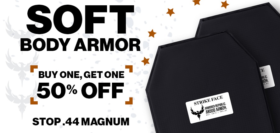 Soft Armor: Buy One, Get One 50% Off