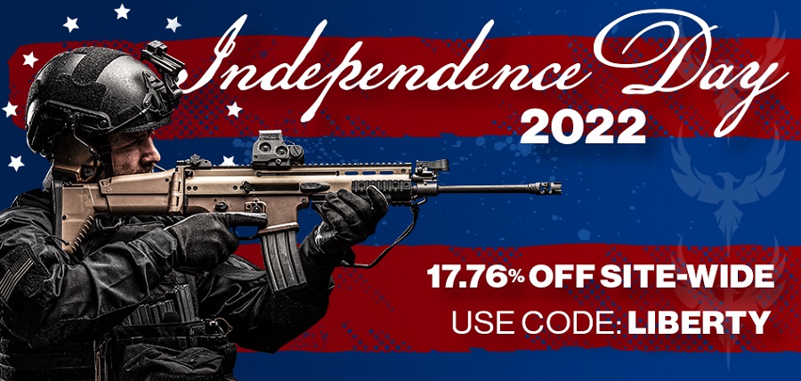 SAVE 17.76% Sitewide with code "LIBERTY"