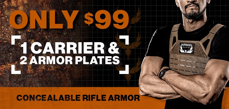 Carrier & 2 Level III Plates for ONLY $99