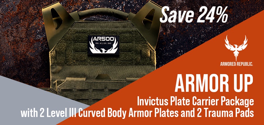 24% OFF AR Invictus Level lll Curved Package