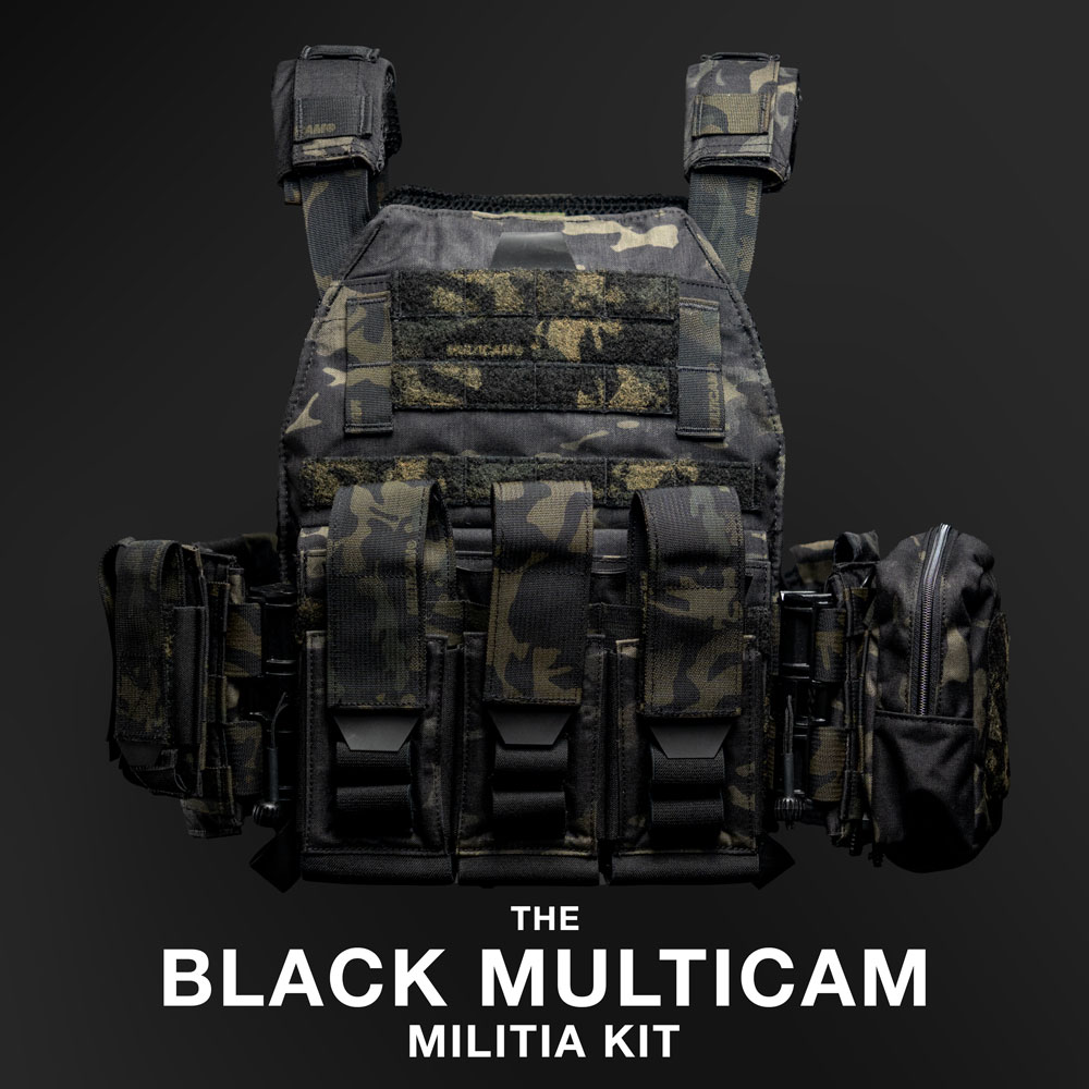 The Black Multicam Militia Kit