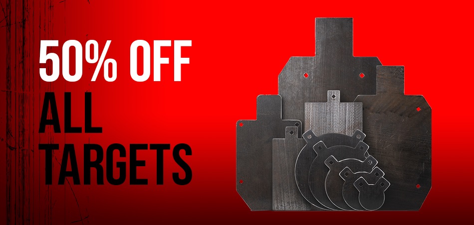 Get 50% off AR500 Armor® Steel Targets