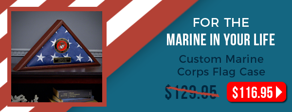 Custom Marine Corps Flag Case ►