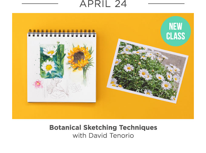 April 24: Botanical Sketching Techniques with David Tenorio