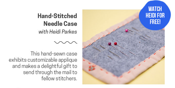 Hand-Stitched Needle Case