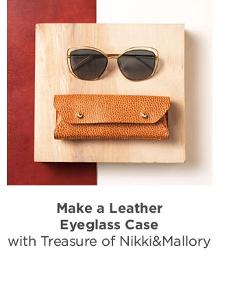 Make a Leather Eyeglass Case