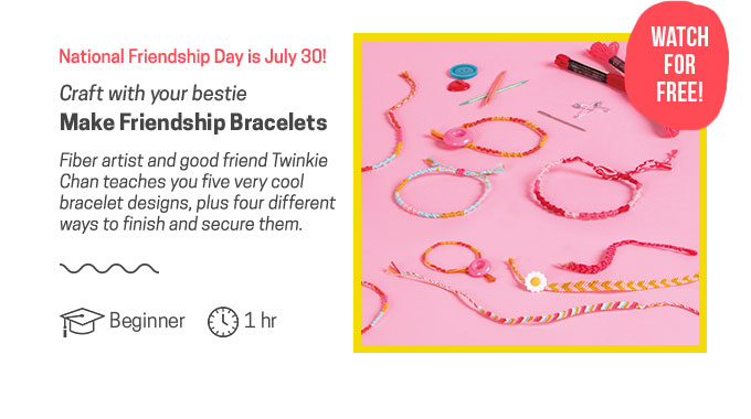 Make friendship bracelets with your bestie