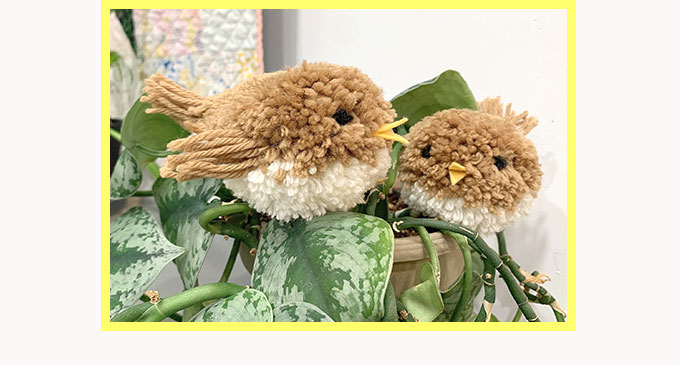 June 24th at 12pm PT: Make Pom Pom Birds with Twinkie Chan