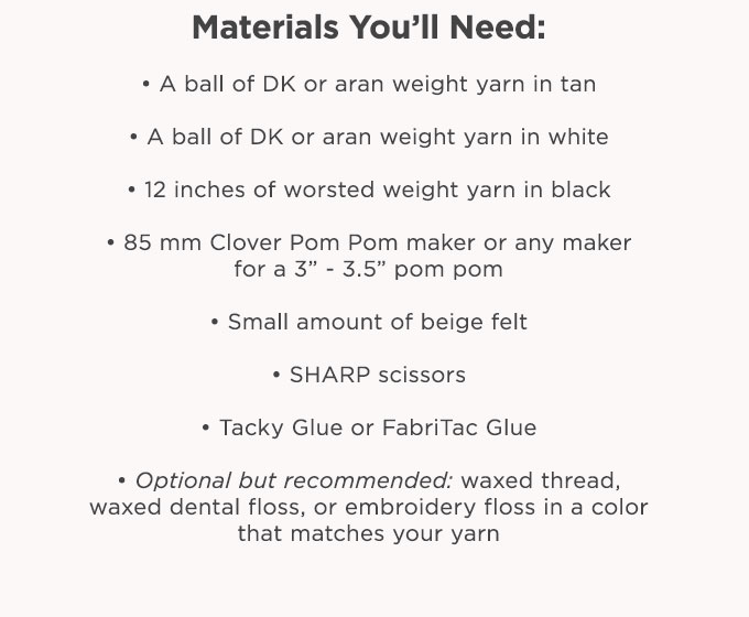 Materials You'll Need