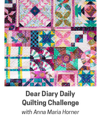 Dear Diary Daily Quilting Challenge