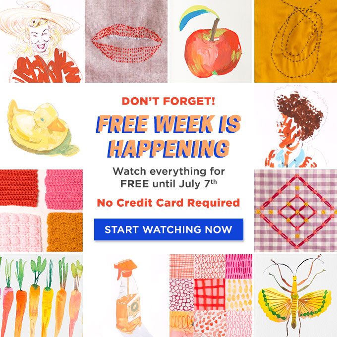 Don't Forget! FREE WEEK IS HAPPENING