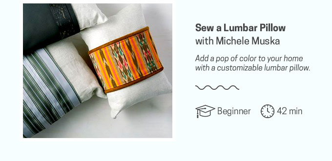 Sew a Lumbar Pillow