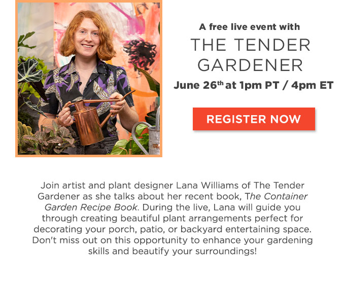 Creativebug Live with The Tender Gardener