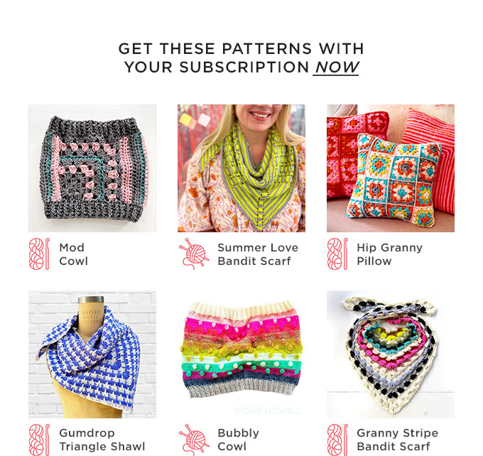 Get these patterns with your subscription NOW