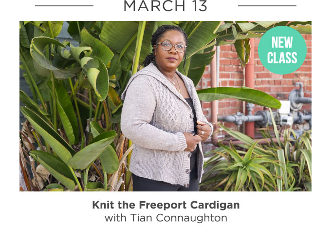 Knit the Freeport Cardigan