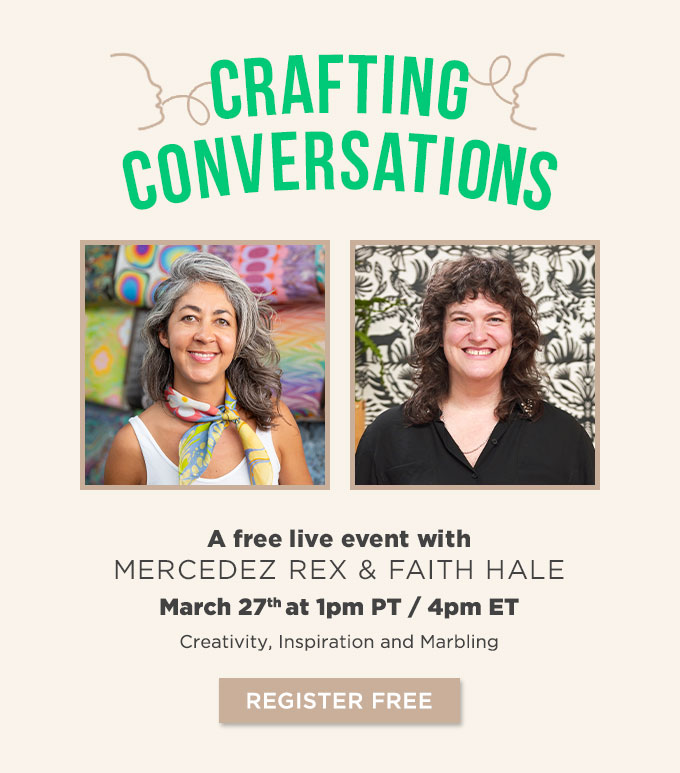 Crafting Conversation: A Live Event with Mercedez Rex & Faith Hale