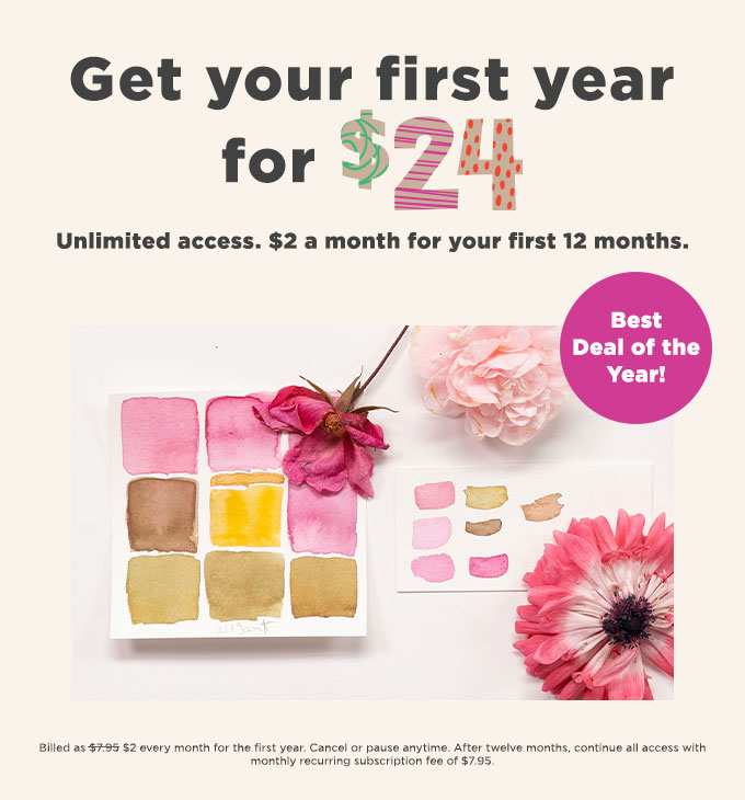 Get Your First Year for $2/month
