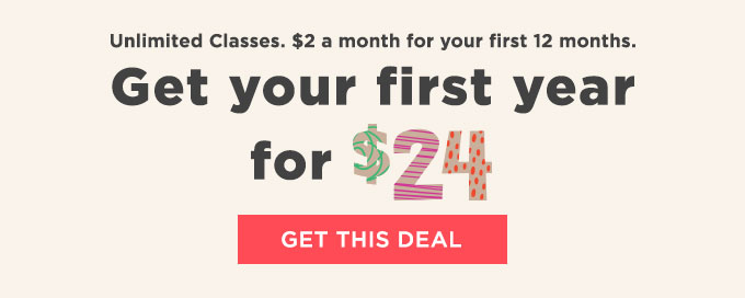 Get Your First Year for $24